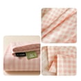 thumbnail image 4 of Washed Bed Sheets - Soft & Pilling-Resistant, Elegant Solid Color Design, Ultimate Comfort & Warmth, Pink, JKODE, 4 of 7