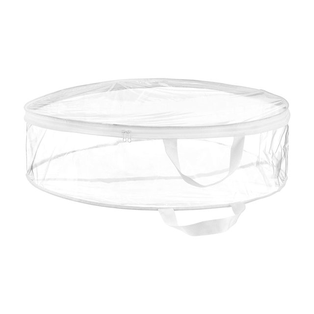 Wreath Storage Bag Garland Storage Bag Tear - Double Zipper Transparent Storage Bag Plastic Bag Storage