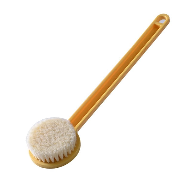 Back Brush Long Handle for Shower,Long Handled Shower Brush Scrubbing Shower Brush Back Scrubbing Shower Brush Hand Scrubbing Shower Brush Hangable Soft Bristle Shower Brush
