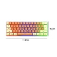 thumbnail image 3 of Bdday Mechanical Keyboard Wired Compact PC Keyboard Mechanical Gaming Keyboard 61 Keys For Computer/Laptop, 3 of 4