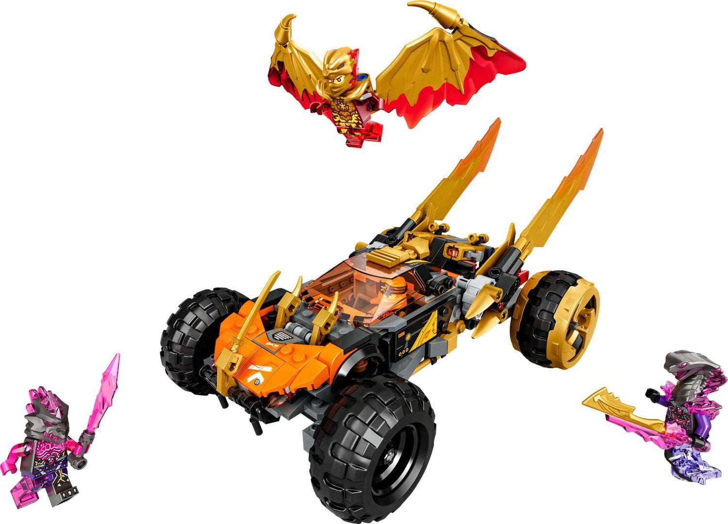 LEGO Ninjago Cole’s Dragon Cruiser 71769 Toy Building Kit (384 Pieces)