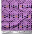 thumbnail image 1 of Soimoi Georgette Viscose Fabric Jaal Jamdani Print Fabric by Yard 42 Inch Wide, 1 of 1