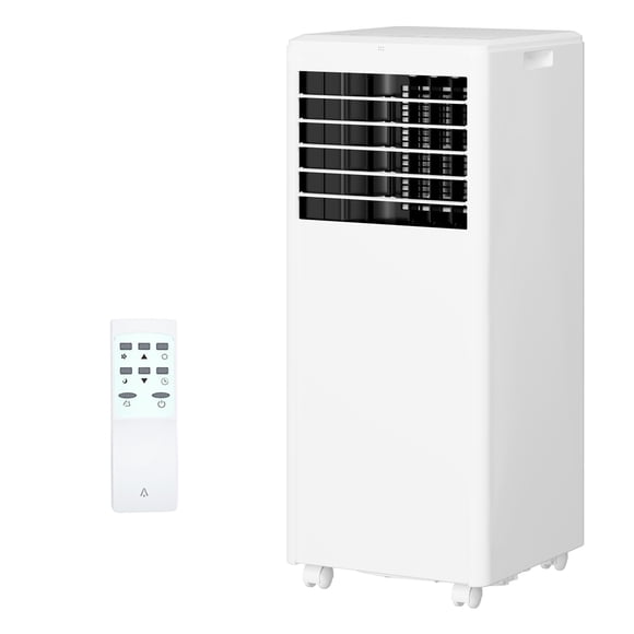YUSAZENS Climatiseur Portable 8000 BTU - 3-en-1 AC - Refroidit 250 Pi2 - Mode Sommeil - Couvercle Blanc