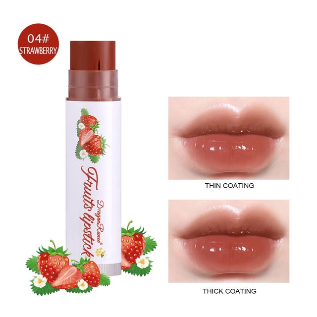Lip Balm Color Changing Moisturizing Lip Balm,Long Lasting Nutritious Soothing Lip Balm, Lips Moisturizing Temperature Color Change Lipstick, Lip Care Jelly Lip Balm(4#)