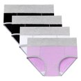 thumbnail image 1 of Culottes Menstruelles pour Femmes, 4 Pcs, Réutilisables, Anti-Fuites, Grande Taille, Culottes de Protection Post-Partum, 1 of 7