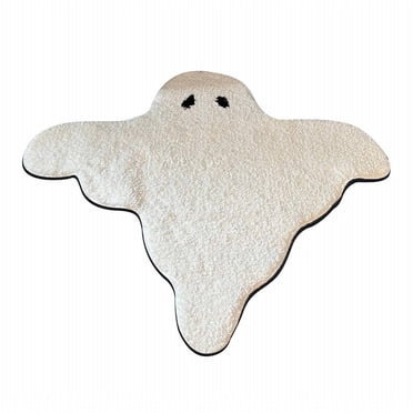 Décorations d'Halloween Décorations d'Halloween Vintage Tapis à Thème d'Halloween Mignon Tapis Imitation Tapis de Salle de Bain Blanc Tapis de Bain en Forme Tapis de Bain Si Petit Tapis Mignon Décoration de Chambre Gothique
