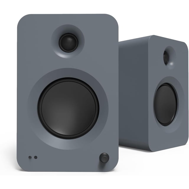 Kanto REN 200W Powered Speaker System with HDMI ARC Input for TV & Home Theater | USB-C and Bluetooth 5.3 | High/Low Pass Filter | Pair | Matte Grey
