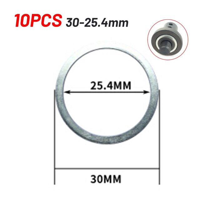 10pc Scie Rondelle de Coupe Bague Adaptateur Anneau Lame Ouverture Changer Rondelle