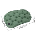 thumbnail image 3 of Outdoor Moistures Proof Inflatable Camping Mat Singles Person Portable Portable Butt Pad Thickened Moistures Proof Foldable, 3 of 6