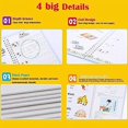 thumbnail image 5 of Zhuge Magic Ink Copybooks for Kids Reusable Handwriting Workbooks for Preschools Grooves Template Design and Handwriting Aid Practice for Kids The Print Writing (4 Books with Pens), 5 of 5