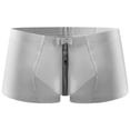 thumbnail image 1 of FhsagQ Underwear Men's Underwear with Pouch Support Mens Low Rise Briefs Ice Thread Underpants Fashion Ride up Underwear Pant Mens Underwear Boxers Briefs Cotton 3X Super Fit Grey L, 1 of 6