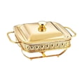 thumbnail image 2 of DOLITY Chafing Dish Buffet Chafer Set with Water Pan for Restaurant Banquet Parties Gold, 2 of 9