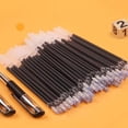 thumbnail image 4 of 50Pcs 10ML Neutral Pencil Cartridge Full Needle Stationery Black Core Smooth Writing Pens, High-End Series Pen Office Supplies Pretty Pens for Fabric, Canvas, Rock, Glass, Wood, Paper, DIY, 4 of 5