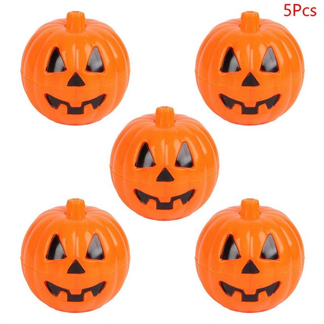 1/3/5Pcs Halloween Pumpkin Candy Box Party Tricky Pumpkin Containers Snacks Storage Box Trick or Treat Kids Gifts