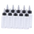 thumbnail image 2 of Tachiuwa 10x Recyclable Spare Airbrush Ink Empty Bottles LDPE Body 50ml, 2 of 6