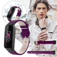 thumbnail image 1 of WIFKLSIIPG for Fitbit Luxe- Smart Bracelet Leather Strap Sports Replacement Leathe Strap, 1 of 6