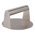 thumbnail image 2 of Burger Press, Stainless Steel Flat Bottom Bacon Press Manual Adjustable Burger Smasher for Beef Vegetables Burgers Cooking, 2 of 8