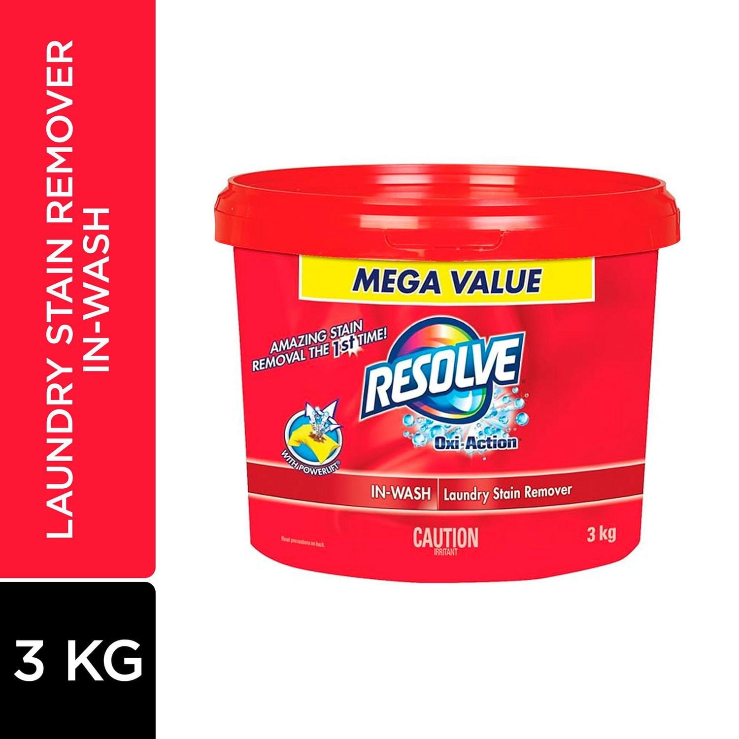 Resolve Oxi-Action, Ultimate Laundry Stain Remover, In-Wash Powder