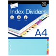 thumbnail image 1 of Just Stationery 20 Séparateurs d'Index en Papier A-Z A4, 1 of 1