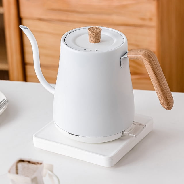TIMIFIS Hand Warmer Kettle Gooseneck Kettle, 800Ml Water Kettle, Tea Pot Stainless Steel for Coffee & Tea with Fast Heating, Auto-Shut Off and Boil-Dry Protection Tech Apartment Essentials