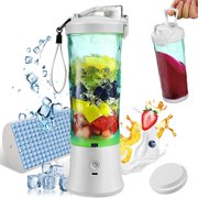 Portable Blender  Personal Size Blender for Smoothies  Freshly Squeezed Juices  Milkshakes and Baby food  20-Ounce Mini Blender BPA Free  Suitable for Outdoor Sports  Family  Travel. (Bla