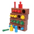 thumbnail image 3 of Cylinder Block Set,  Durable Fashionable Colorful Wooden Cylinder Set, for Children Kids Playing 36 Months, 3 of 7