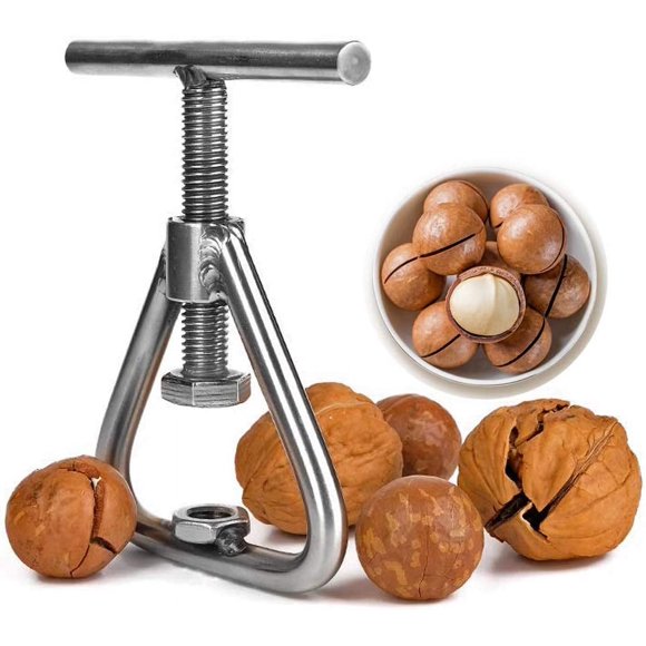 Nut crackers Tool for All Nuts, Heavy Duty Stainless Steel Pecan Walnut Plier Opener Tool for Black Walnut, Macadamia Nuts, Hazelnut, Almonds,Pecan,Walnuts