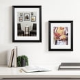 thumbnail image 2 of DesignOvation Leno 11" x 14" Matted to 8" x 10" Black Picture Frame, 2 of 7