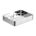 thumbnail image 2 of Stainless Steel Soap Box Perforated Wall Mounted Household Bathroom Drains Rack Stainless Steel Bathroom Rack Wall Mounted Drains Soap Box, 2 of 6