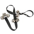 thumbnail image 1 of Adjustable Nylon Pet Doorbell Rope with 7 Metal Bells - Heavy Duty Potty Training Bell for Dogs & Cats, Hanging Toilet Training Aid for Pets, 31-33 Inch Length, Black, Durable Bite-Resistant Design, 1 of 7