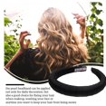 thumbnail image 4 of Femmes Filles Bandeau Enveloppé Éponge Simple Style Bande Épaisse Rembourrée Mode Réglable Cerceau Bandeaux, 4 of 8