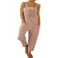 thumbnail image 1 of Jumpsuits For Women Sleeveless Backless Spaghetti Strap Wide Leg Pants, 1 of 2