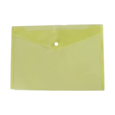 Dossiers en Plastique pour Documents, 1 Pce Enveloppes en Plastique, Dossiers en Poly avec Fermeture à Pression, Dossiers Transparents Réutilisables Sacs de Classement Porte-Documents, Format A4, Format Lettre, pour Fournitures Scolaires et de Bureau