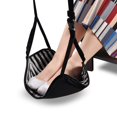 thumbnail image 3 of FLAMEEN Repose-Pieds avec Mini Sac Repose-Pieds Réglable Hamac, Repose-Pieds Portable de Voyage, pour Maison Voyage en Avion, 3 of 8