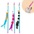 thumbnail image 3 of Elastic Material Bionic Caterpillar Toys Bouncing Caterpillar Stick Cats Favorite Elastic Rope Cat Teaser Stick Lightweight And Flexible Wear Resistant And Bite Resistant, 3 of 8