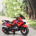 thumbnail image 3 of Gymax Moto Électrique 12 V pour Enfants avec Roues Stabilisatrices Rouge, 3 of 9