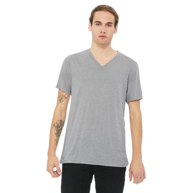 Bella + Canvas Unisex Triblend V-Neck T-Shirt
