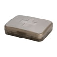 thumbnail image 2 of Cagogo under $5 Weekly Pill Organizer, Weekly Pill Organizer Box 6 Compartments,Moisture Proof Portable Medicine Box,Travel Pill Dispenser with Removable Containers,Small Tablet Vitamin Storage Box, 2 of 7