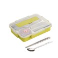 thumbnail image 2 of Lunch Box Stainless Steel Leak-Proof Food Case Heat Insulation Box Portable Food Meal Storage Container, Fruit Green, L, 2 of 8