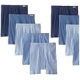 thumbnail image 1 of Hanes 9-Pack Men's ComfortSoft Waistband Tagless Boxer Briefs - Assorted Solids/Colors, 1 of 3