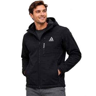 Manteau softshell Reebok pour hommes, tailles S à XXL