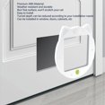 thumbnail image 3 of Porte Intérieure Extérieure pour Chat, Porte pour Chat Étanche Sans Bruit Blanc pour Chambre à Coucher, 3 of 8