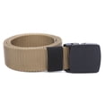 thumbnail image 3 of Men Boys Canvas Breathable Tactical Waist belt Men Belt with Plastic Buckle Solid Waist Strap Belts Rescue Rope Band, 3 of 9