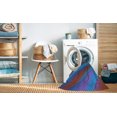 thumbnail image 2 of Ahgly Company Tapis d'Intérieur Lavable en Machine Carré Transitionnel DodgerBlue, 3 Pieds Carré, 2 of 7