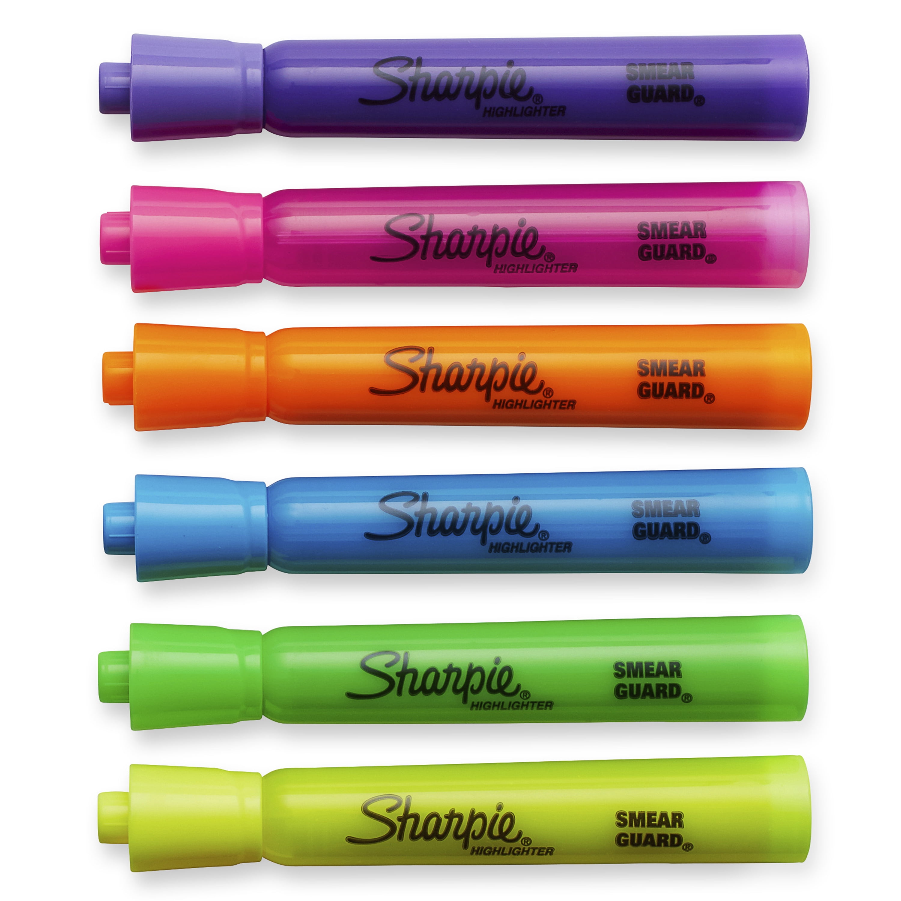 Surligneurs à réservoir Sharpie, pointe biseautée, couleurs assorties