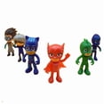 thumbnail image 1 of 6-pack of action figures compatible with PJ Masks, 1 of 4