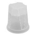 thumbnail image 4 of Flower pot with drainage function for indoor and outdoor (transparent/white), 4 of 8