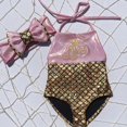 thumbnail image 4 of 2017 Kids Girls Swimmable Mermaid Bikini Set Swimsuit Swimwear Bathing Costume, 4 of 5