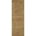 thumbnail image 1 of HomeRoots 353900 2 ft. 3 in. x 7 ft. 6 in. Runner Polyester Gold Area Rug, 1 of 1