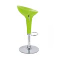 thumbnail image 2 of Alpha Tabouret à Barre Ajustable Style Bombo Contemporain - Lime Green, 2 of 2
